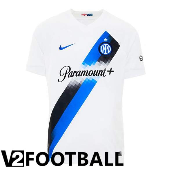 Inter Milan Away Soccer Shirt White 2023/2024