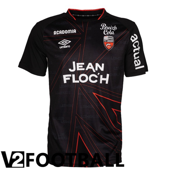 FC Lorient Away Soccer Shirt Black 2023/2024