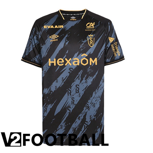 Stade de Reims Third Soccer Shirt Black 2023/2024