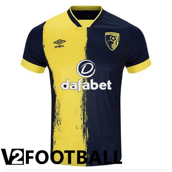 AFC Bournemouth Third Soccer Shirt Yellow Blue 2023/2024