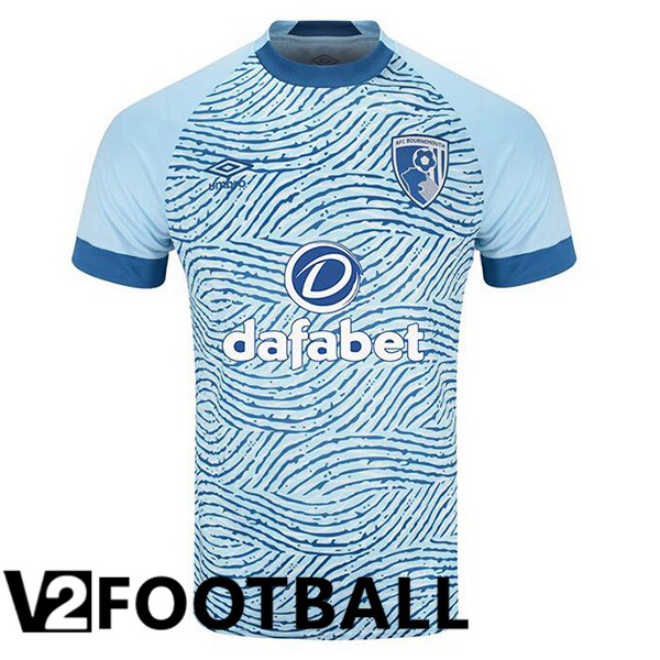 AFC Bournemouth Away Soccer Shirt Blue 2023/2024