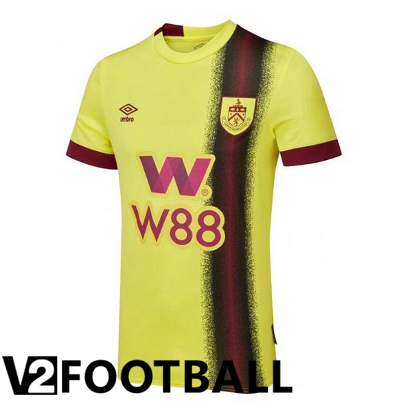 Burnley Away Soccer Shirt Yellow 2023/2024