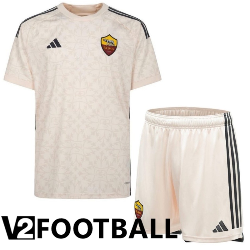 AS Roma Away Soccer Shirt + Shorts 2023/2024