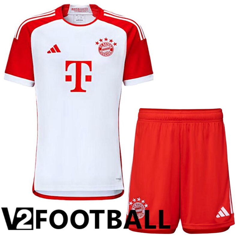 Bayern Munich Home Soccer Shirt + Shorts 2023/2024