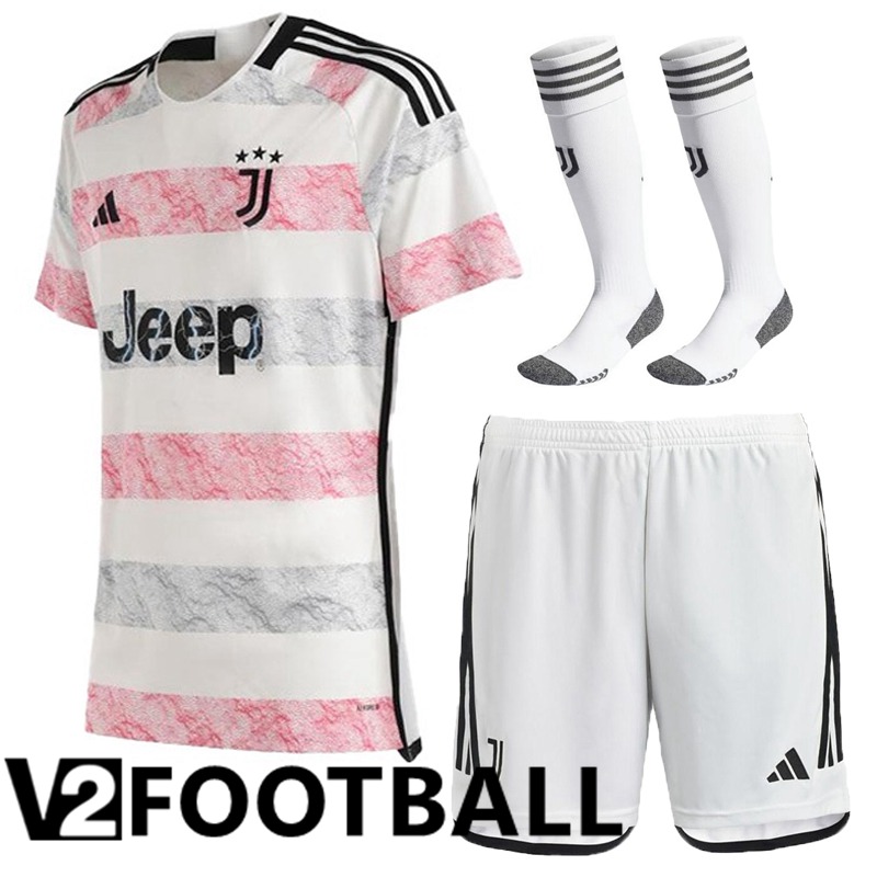 Juventus Away Soccer Shirt Shorts + Sock 2023/2024