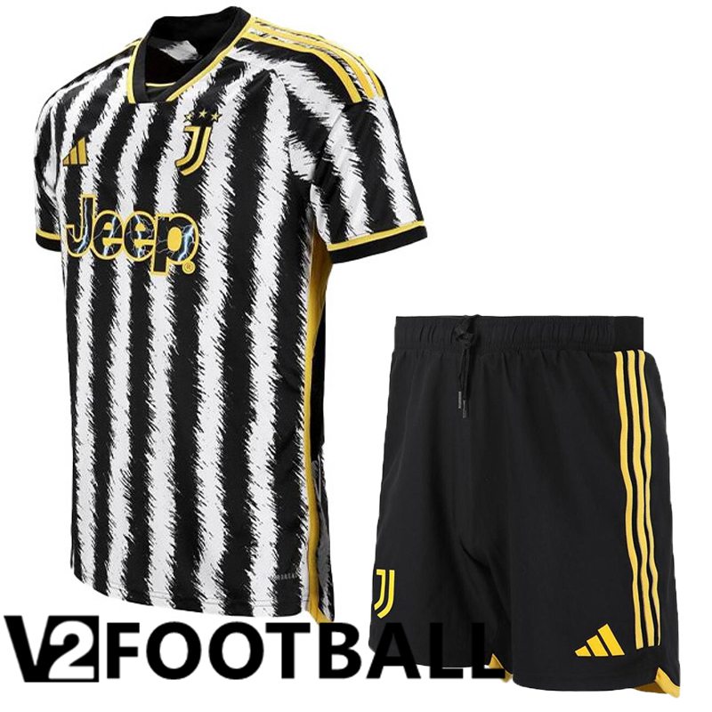 Juventus Home Soccer Shirt + Shorts 2023/2024