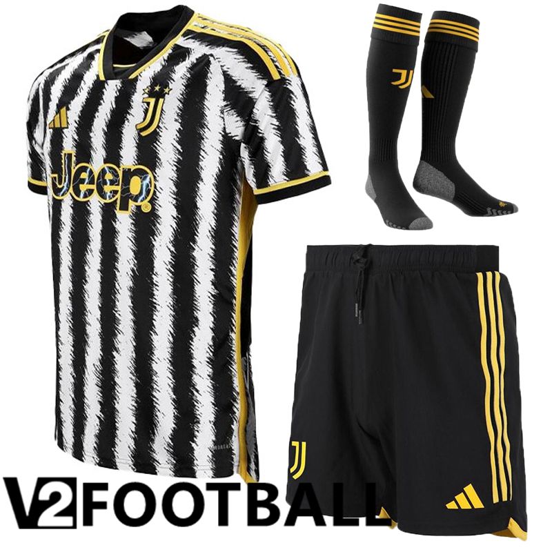 Juventus Home Soccer Shirt Shorts + Sock 2023/2024