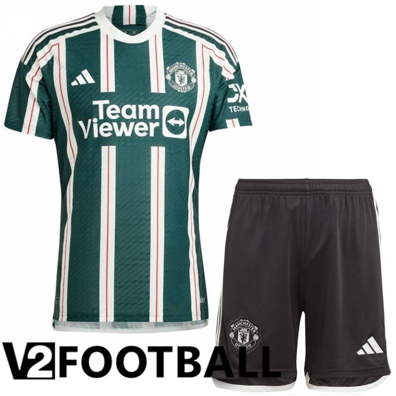 Manchester United Away Soccer Shirt + Shorts 2023/2024