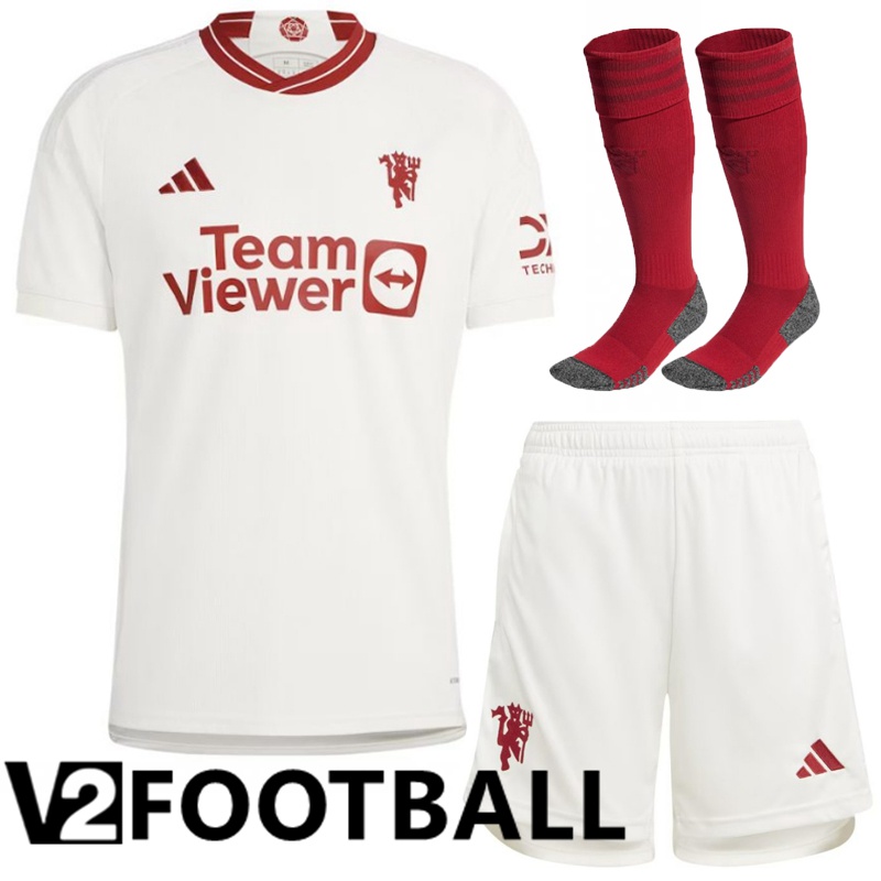 Manchester United Third Soccer Shirt Shorts + Sock 2023/2024