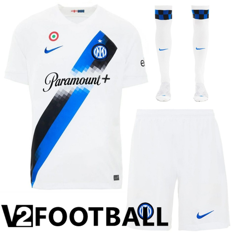 Inter Milan Away Soccer Shirt Shorts + Sock 2023/2024