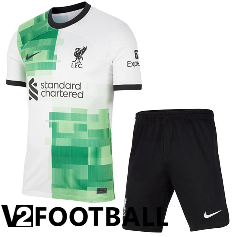 FC Liverpool Away Soccer Shirt + Shorts 2023/2024