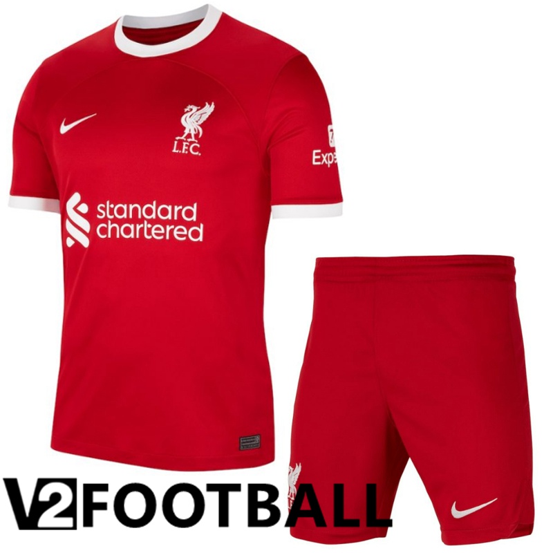 FC Liverpool Home Soccer Shirt + Shorts 2023/2024