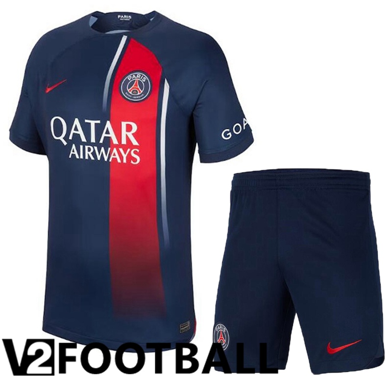 Paris PSG Home Soccer Shirt + Shorts 2023/2024