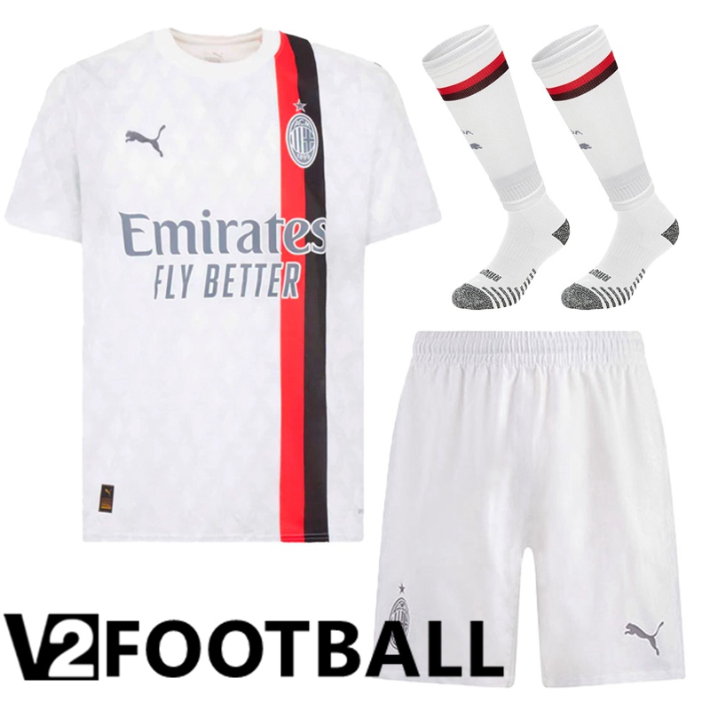 AC Milan Away Soccer Shirt Shorts + Sock 2023/2024