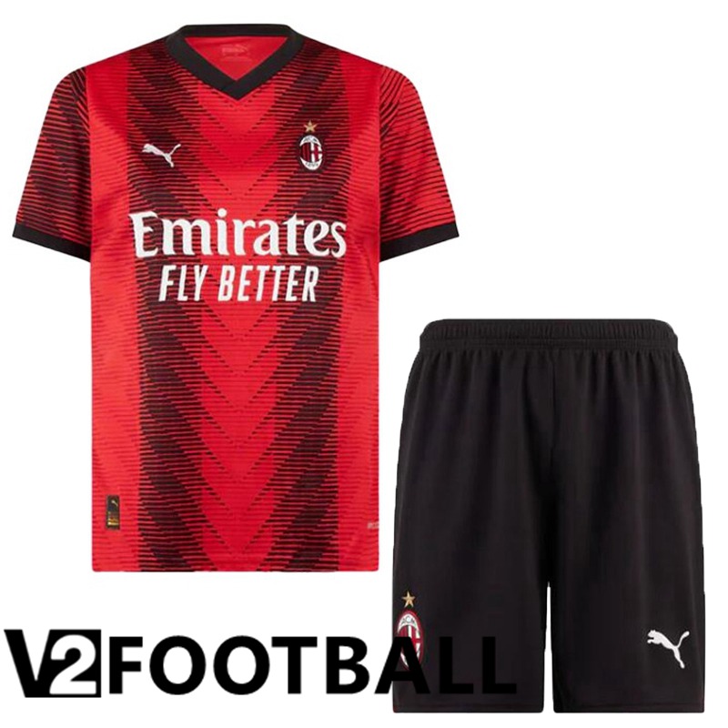 AC Milan Home Soccer Shirt + Shorts 2023/2024