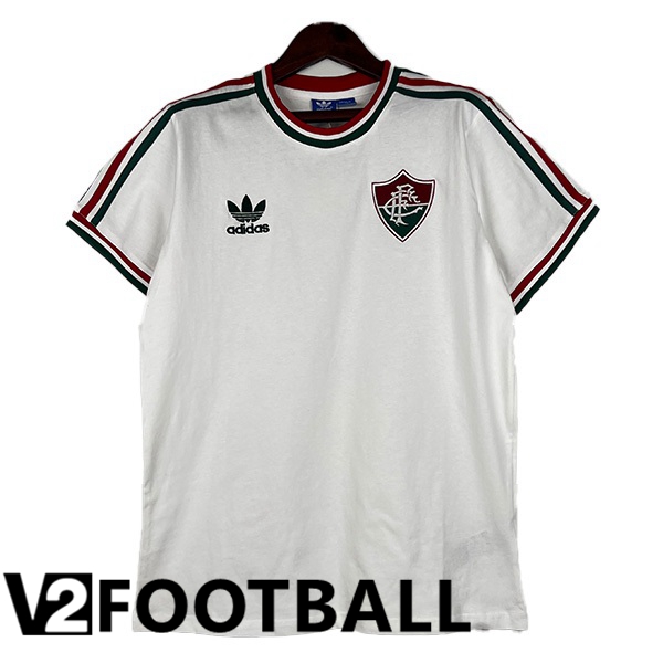 Fluminense Retro Home Soccer Shirt White 2014-2015