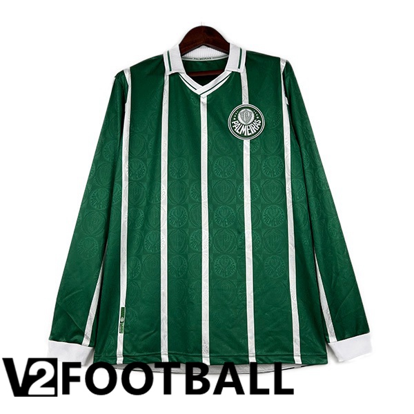 Palmeiras Retro Home Soccer Shirt Long sleeve Green 1993