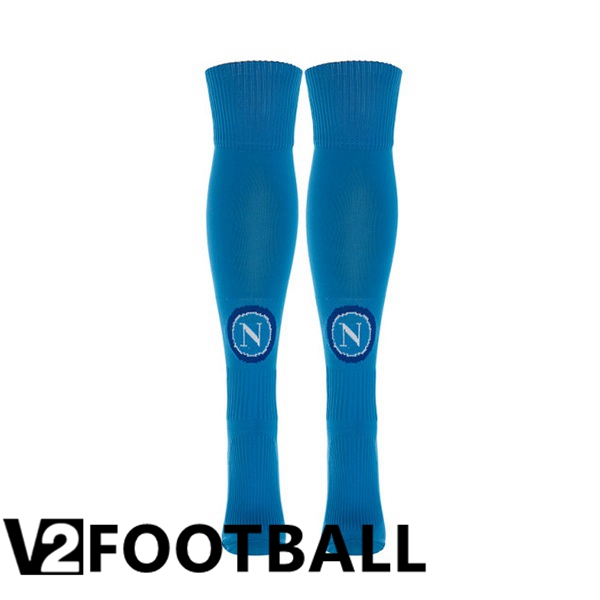 SSC Napoli Soccer Socks Home Blue 2023/2024