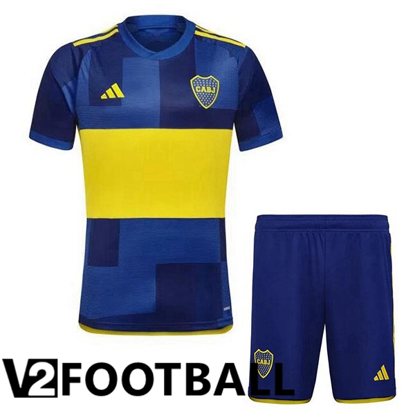 Boca Juniors Kids Soccer Shirt Home Blue 2023/2024