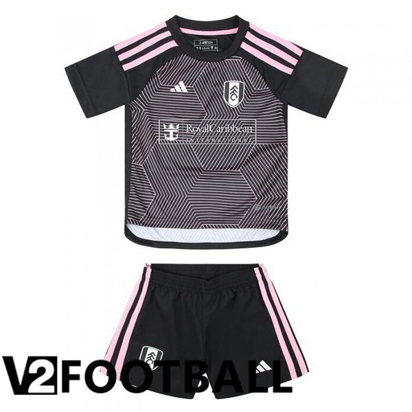 Fulham FC Kids Soccer Shirt Third Black 2023/2024