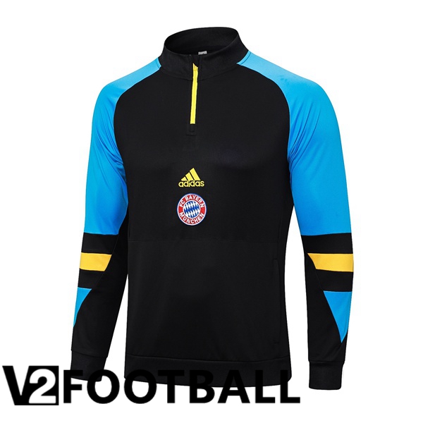 Bayern Munich Training Sweatshirt Black Blue 2023/2024