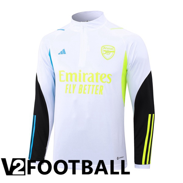 Arsenal Training Sweatshirt White 2023/2024
