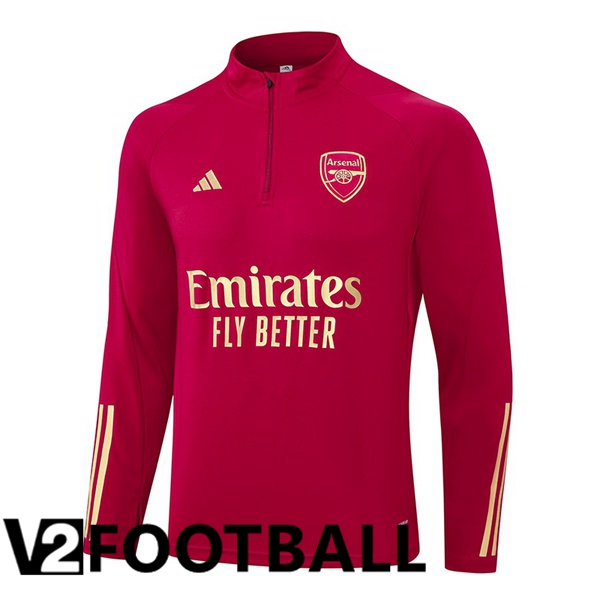 Arsenal Training Sweatshirt Red 2023/2024