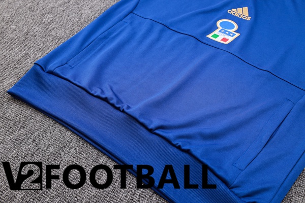 Italy Training Tracksuit Suit Blue 2023/2024