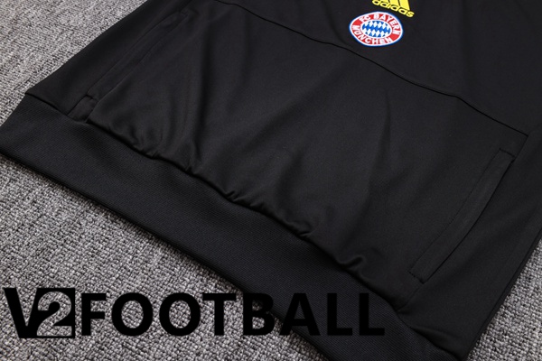 Bayern Munich Training Tracksuit Suit Black Blue 2023/2024