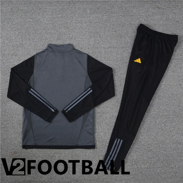 Real Madrid Training Tracksuit Suit Grey 2023/2024