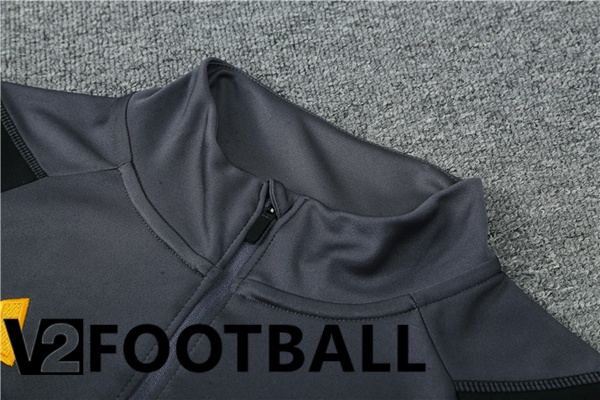 Real Madrid Training Tracksuit Suit Grey 2023/2024