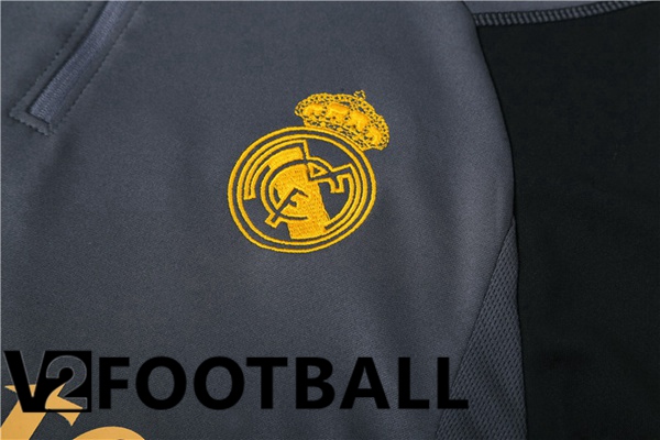 Real Madrid Training Tracksuit Suit Grey 2023/2024