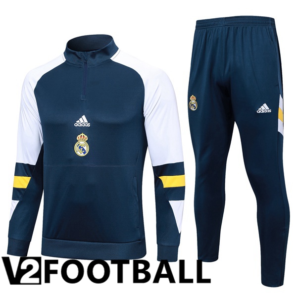 Real Madrid Training Tracksuit Suit Royal Blue 2023/2024