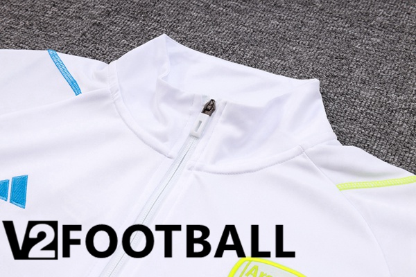 Arsenal Training Jacket Suit White 2023/2024