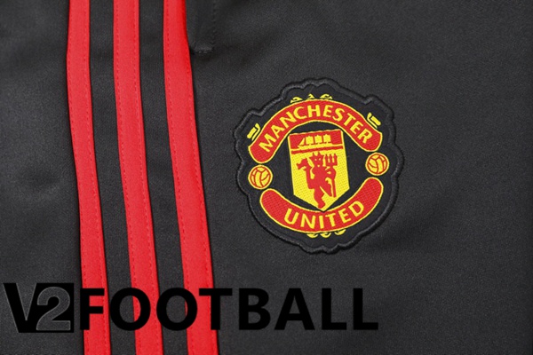 Manchester United Training Jacket Suit Black 2023/2024