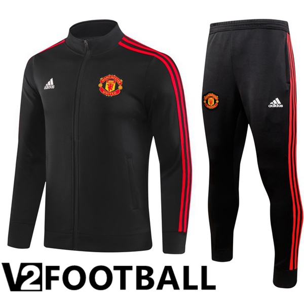 Manchester United Training Jacket Suit Black 2023/2024