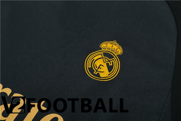 Real Madrid Training T Shirt + Shorts Grey 2023/2024