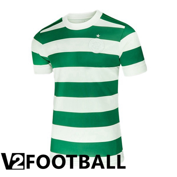 Celtic FC 120th Anniversary Edition Soccer Shirt Green White 2023/2024