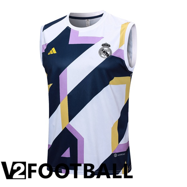 Real Madrid Soccer Vest White 2023/2024