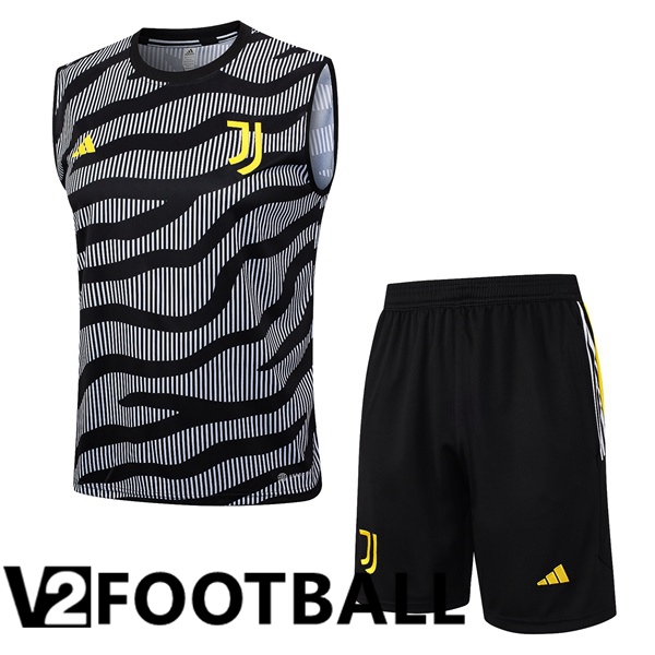 Juventus Soccer Vest + Shorts Grey 2023/2024