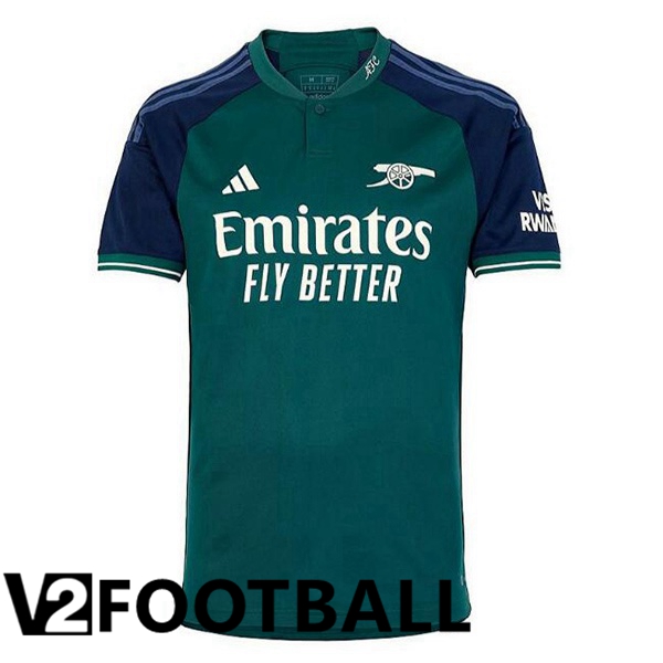 Arsenal Soccer Shirt Third Green 2023/2024