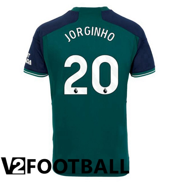 Arsenal (JORGINHO 20) Soccer Shirt Third Green 2023/2024