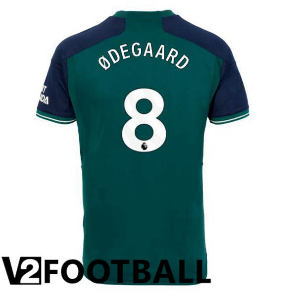 Arsenal (ØDEGAARD 8) Soccer Shirt Third Green 2023/2024
