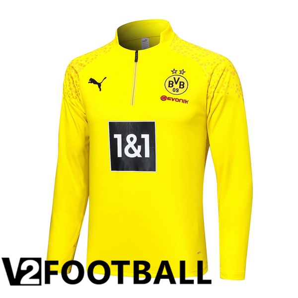 Dortmund BVB Training Sweatshirt Yellow 2023/2024