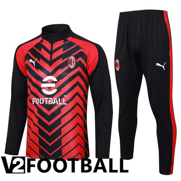 AC Milan Training Tracksuit Suit Red 2023/2024