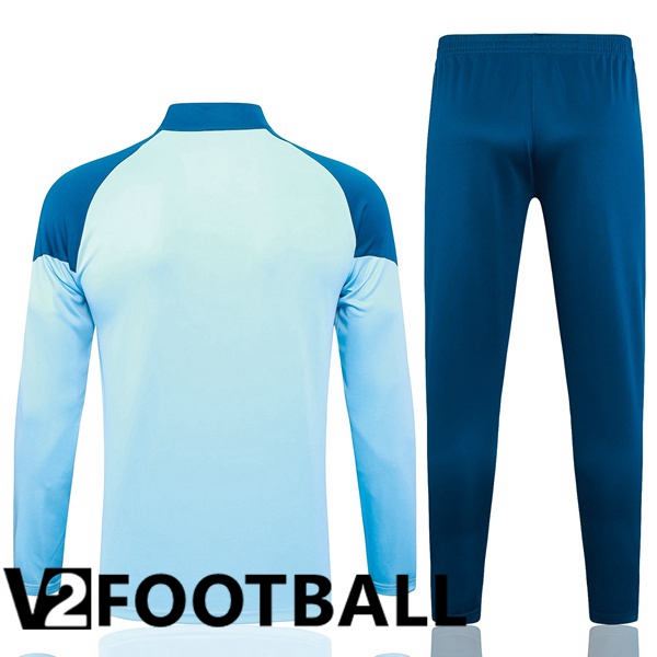 Manchester City Training Tracksuit Suit Blue 2023/2024