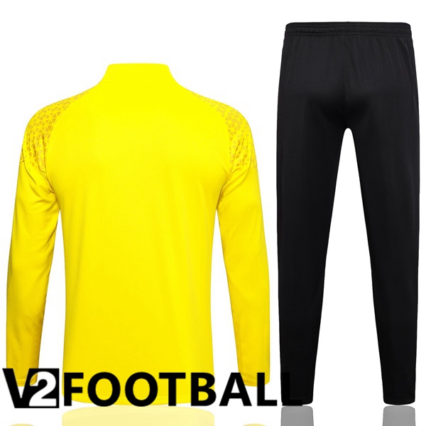 Dortmund BVB Training Tracksuit Suit Yellow 2023/2024