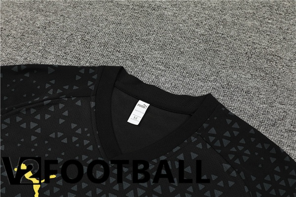 Dortmund BVB Training T Shirt + Shorts Black 2023/2024