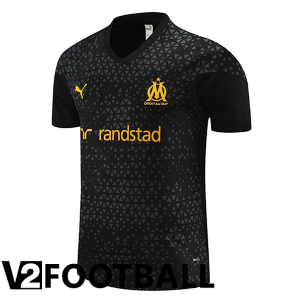 Marseille OM Training T Shirt Black 2023/2024