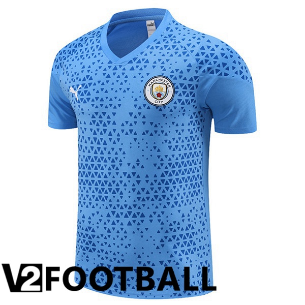 Manchester City Training T Shirt Blue 2023/2024